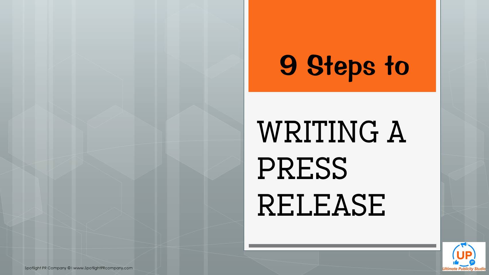 9 Steps to Writing a Press Release